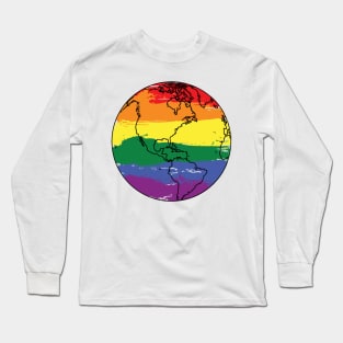 LGBTQ+ Global Flag Long Sleeve T-Shirt